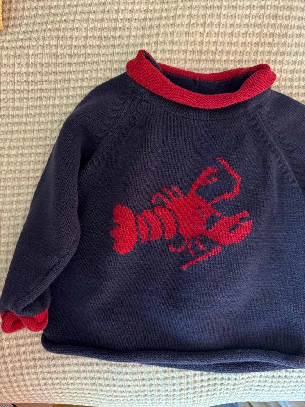 Vintage LL Bean Toddler Lobster Sweater